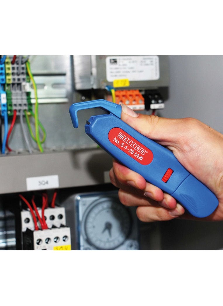 Weicon High Safety Universal Stripping Tool with Adjustable Cutting Cable Stripper No. S 4 -28  - Image 2