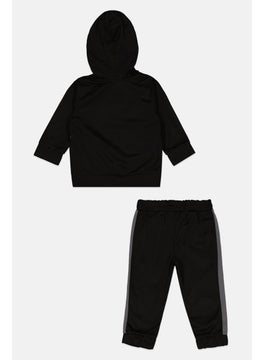 Body Glove Toddlers Boy 2Pcs Printed Sweatshirts and Pants Set, Black  - Image 2