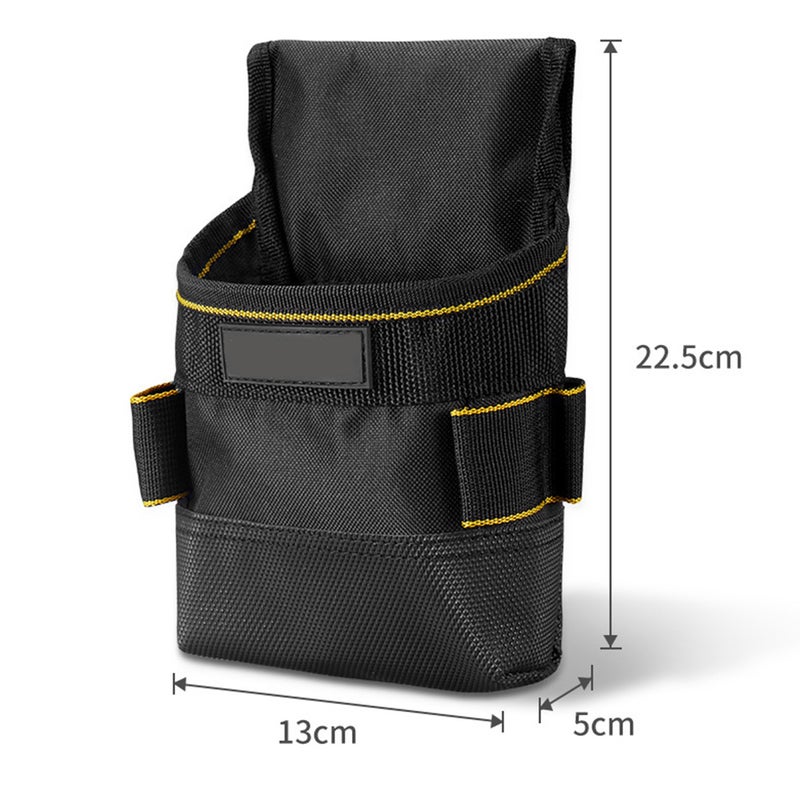 1Pc Multifunctional Waist Bag Electrician Toolkit Electric Tools Waist Pouch Storage Holder Organizer for Electrician Technician (Assorted Color) - Image 2