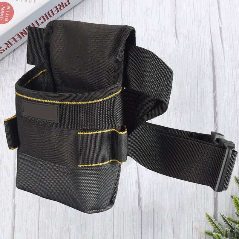 1Pc Multifunctional Waist Bag Electrician Toolkit Electric Tools Waist Pouch Storage Holder Organizer for Electrician Technician (Assorted Color) - Image 5