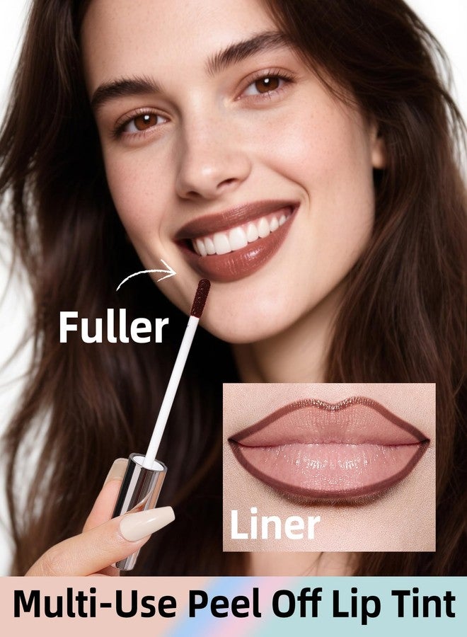 KIMUSE Lip Stain Peel Off, Peel Off Lip Liner Stain with Tweezer, Long Lasting, Waterproof, Transfer Proof Lipstains Color, Smudge-Free, Easy Removal, Matte Finish - Image 2