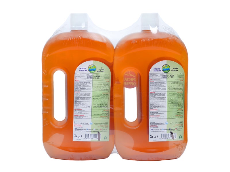 بحر سائل مطهر ومطهر لليدين والأسطح والاستخدام المنزلي، مع انتعاش يدوم طويلاً (عبوة من قطعتين × 1 لتر) - Image 2