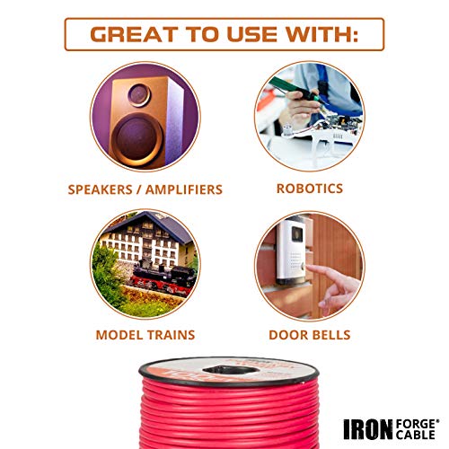 Iron Forge Cable 18 Gauge Primary Automotive Wire Assortment Pack - 10 Roll Bulk - 18 AWG Auto Wires - 100 Ft Copper Clad Aluminum Cable per Roll - Image 4