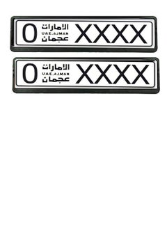 California formula-T CAR NUMBER PLATE HOLDER FRONT & REAR PLATE SET  - Image 1