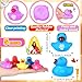 Deekin 220 Pcs Jesus Loves You Rubber Ducks Bulk Multicolor Easter Rubber Ducks for Pool Religious Party Favors Birthday Gifts Church Reward 14 Inch - Image 4