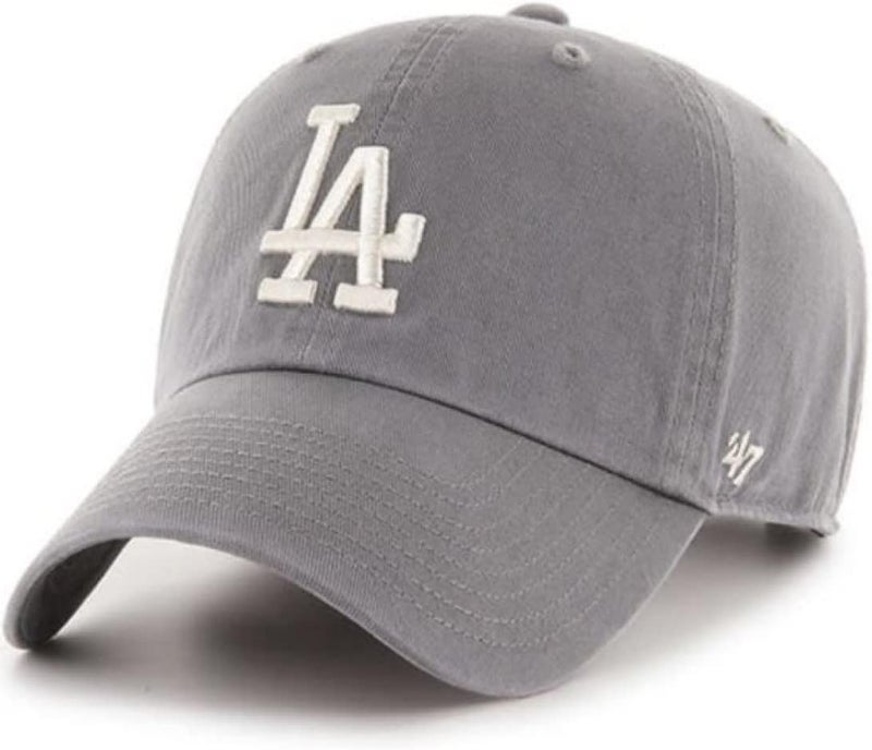 47 '47 MLB Unisex-Adult Dark Grey Clean Up Adjustable Hat Cap One Size (US, Alpha, One Size, Los Angeles Dodgers) - Image 1