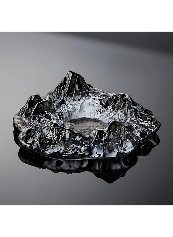Iceberg Style Transparent Ashtray Modern Anti Spill Desk Decor Gift For Smokers - Image 5