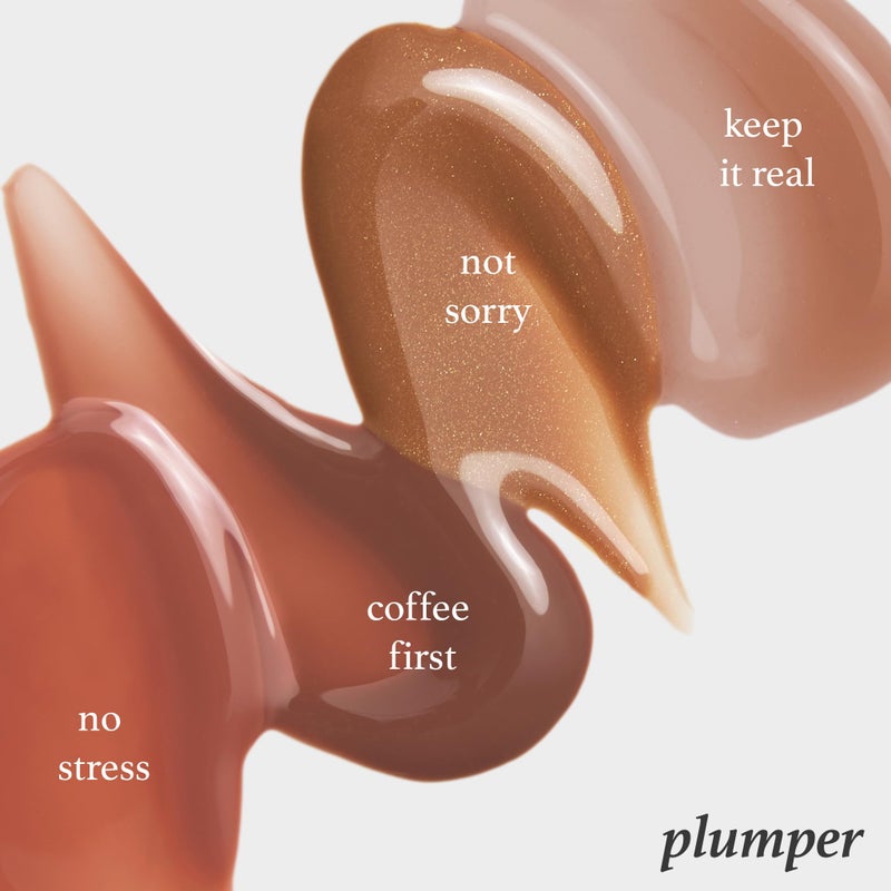 Julep So Plush Plumping Lip Gloss â€“ High-Shine, Non-Sticky Lip Color - Vitamin E for Soothing & Repair â€“ Cruelty-Free, Moisturizing Gloss â€“ Coffee First - Image 5