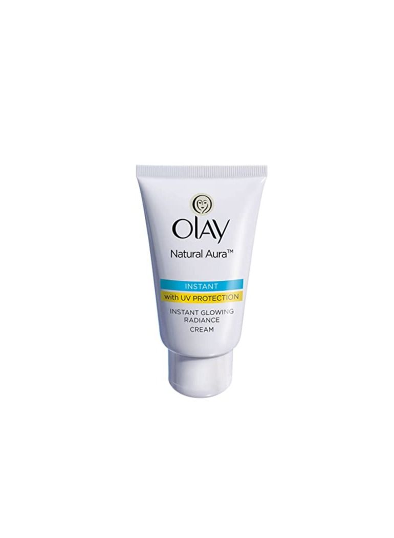 Olay Natural Aura Day Cream with SPF 15 | Glowing Radiance Cream | With Niacinamide and Vitamin E | Normal, Oily, Dry, Combination Skin | 40g - Image 3