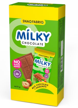 Milky Chocolate Bar with Milk Chocolate and Hazelnuts No Sugar Added 4x75g - pzsku/ZBD0006D144597C83E5D8Z/45/1746228314/5c757323-2607-40cf-b459-8c346abc5f08