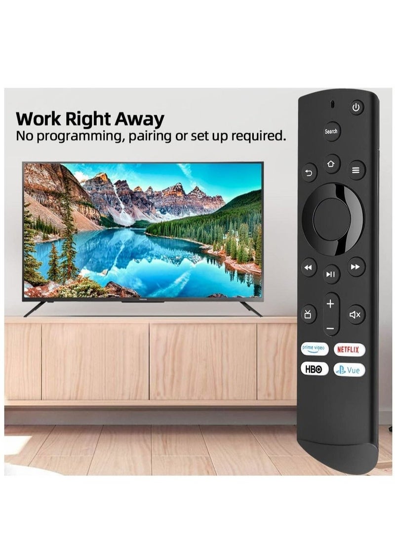 Raxoom Universal Remote Control Replacement for-Smart-Fire-TV-Edition Controller LED, QLED, LCD, 4K UHD, HDTV, HDR TV with Netflix, Prime Video and HBO Button - Image 3