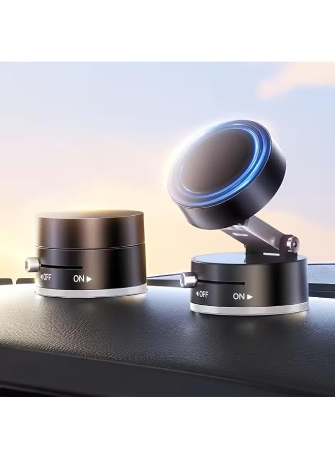 S-TOP 360-Degree Dual-Sided Vacuum Magnetic Phone Holder | Foldable Design | Round Shape | One-Handed Operation, Fully Functional Suction | Holiday Gift | Perfect for - Image 1