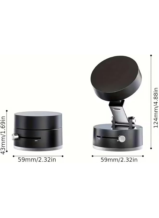 S-TOP 360-Degree Dual-Sided Vacuum Magnetic Phone Holder | Foldable Design | Round Shape | One-Handed Operation, Fully Functional Suction | Holiday Gift | Perfect for - Image 3