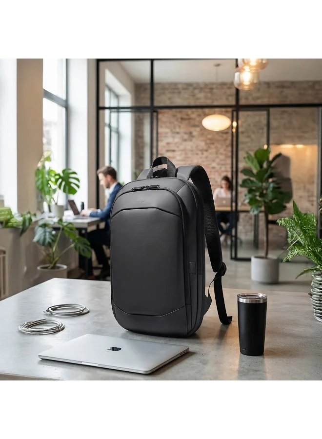 Mobcos Mobcos Back Pack Black 8787TF Mobcos Back Pack Black 8787TF Waterproof Anti-Theft Laptop Backpack with USB Charging Port Apex Business Travel Backpack for Men & Women Durable Oxford Material Fits 17.3 Inch Laptop Slim Work & College Bag  | Best Price UAE