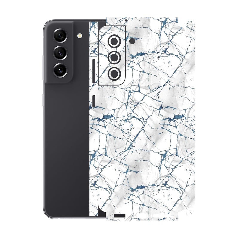 90STETHIX Compatible for Samsung Galaxy S21 FE (5G) Mobile Back Skin Screen Guard Protector (Coverage - Back+Camera+Sides) (Design-6) (208) - Image 1