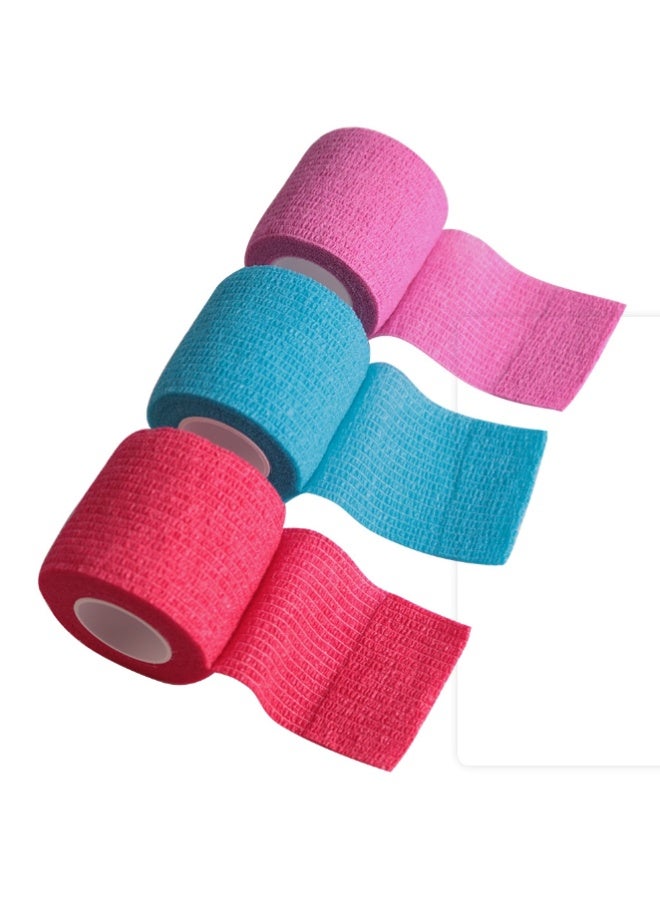 3 Pack Bandage（5cm*4.5m）, Elastic Sports, Sports Bandage, Veterinary Wrap, Suitable For Sports, Wrist, Ankle (Color) - Image 1