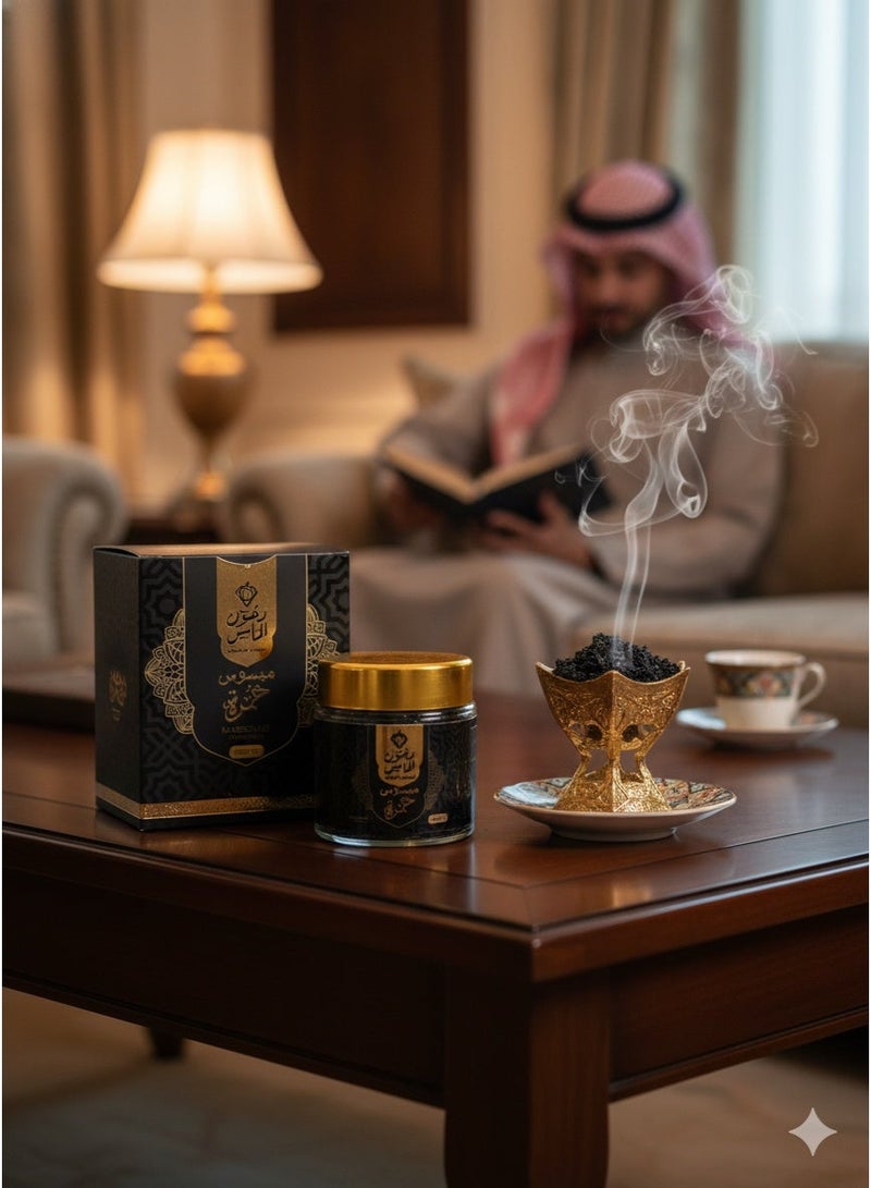 بخور مبسوس خمرة فاخر – بخور منزلي برائحة دافئة وثابتة للاستخدام في البيوت والمجالس والمناسبات - Image 2