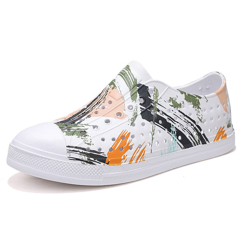 New Cave Shoes Casual Couple Men'S And Women'S Beach Vacation Wading Sandals Baotou Soft Sole Outer Wear Shoes 35-45 - Image 1