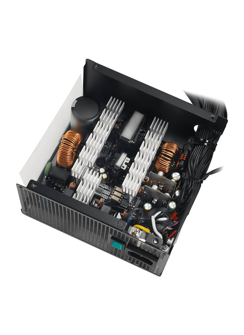 DEEPCOOL - PL750D 80 PLUS Bronze Non-Modular Power Supply, 750W Power, ATX12V V3.0, Hydro Bearing 120mm Fan, Chinese Electrolytic Capacitors, Active PFC + DC to DC, Black | R-PL750D-FC0B-UK - Image 1