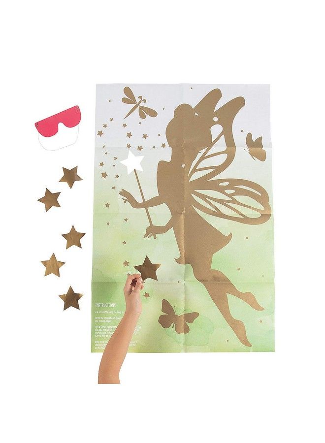 Fun Express Pin The Wand On The Fairy Game Toys 4 Pieces - Image 1