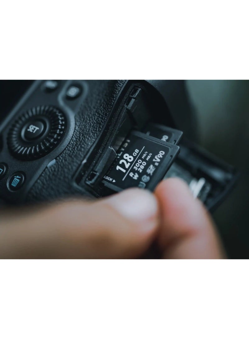 Exascend 128GB Catalyst UHS-II / V90 / U3 / Class 10 SDXC Memory Card - Image 4