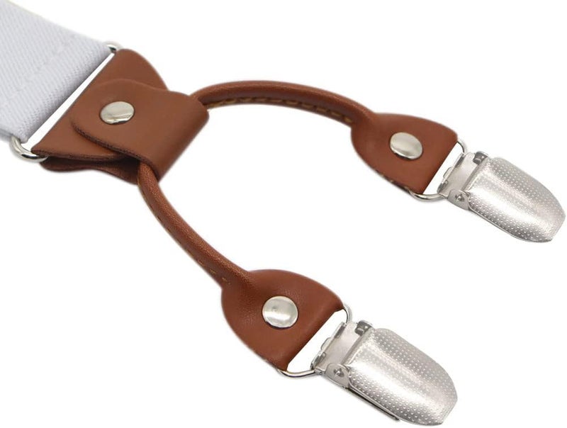 Timiot Men’s Y-Back 4 Metal Clip Elastic Wide Suspenders Perfect For Both Casual&Formal - Image 2
