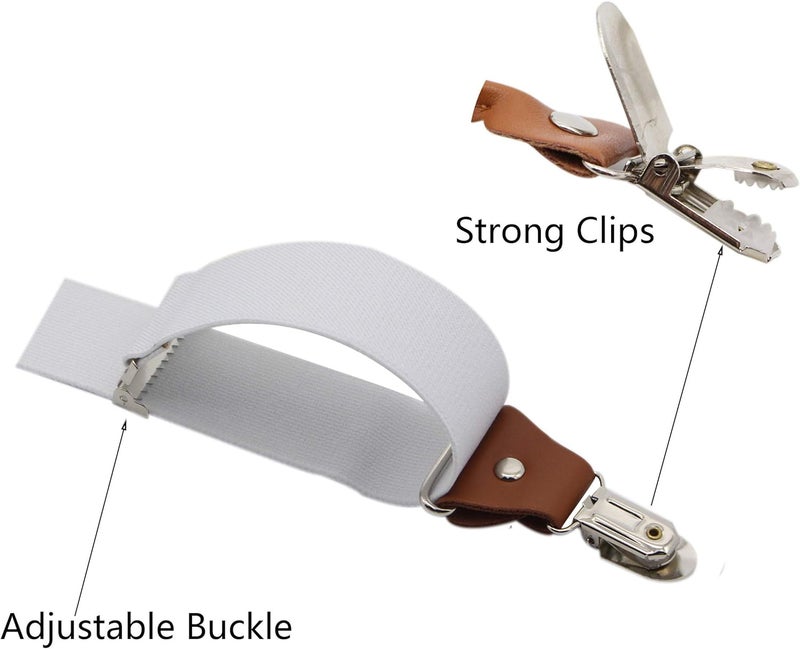 Timiot Men’s Y-Back 4 Metal Clip Elastic Wide Suspenders Perfect For Both Casual&Formal - Image 3