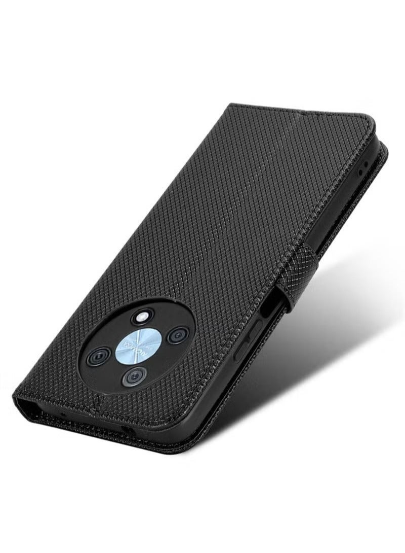 Huawei Nova Y90/Enjoy 50 Pro Phone Case Cover With Full Body Camera Len Protector PU Leather Wallet Card Holder Shockproof Protective Back Cover With Release Hand Phone Holder Daily Video Kickstand  - Image 5