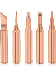 Wozlo Soldering Iron Tip Set of 5 - Copper  - Image 1