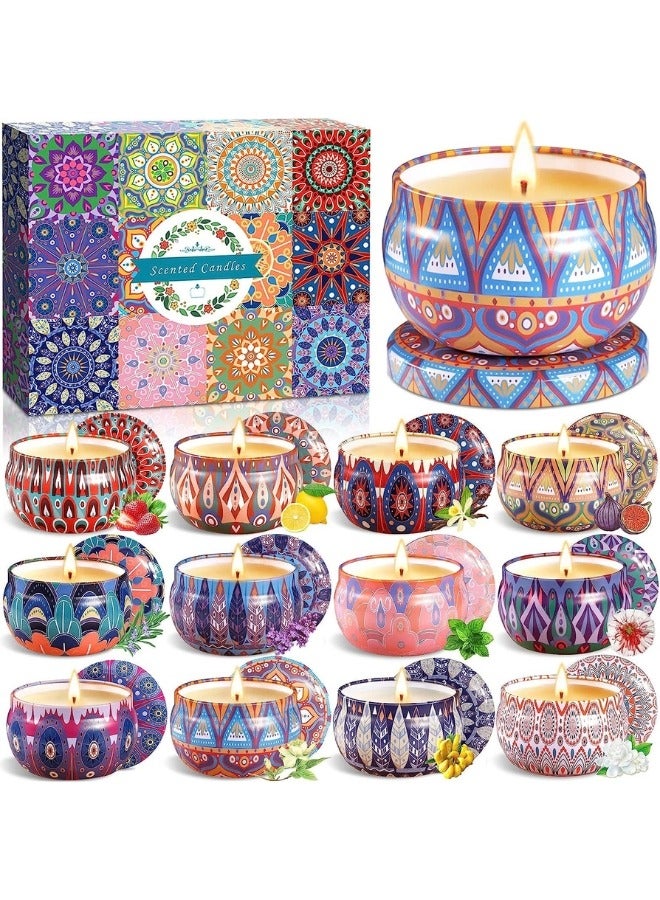 12Pieces Of Natural Scented Soy Candles - Image 1