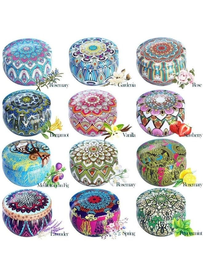 12Pieces Of Natural Scented Soy Candles - Image 4