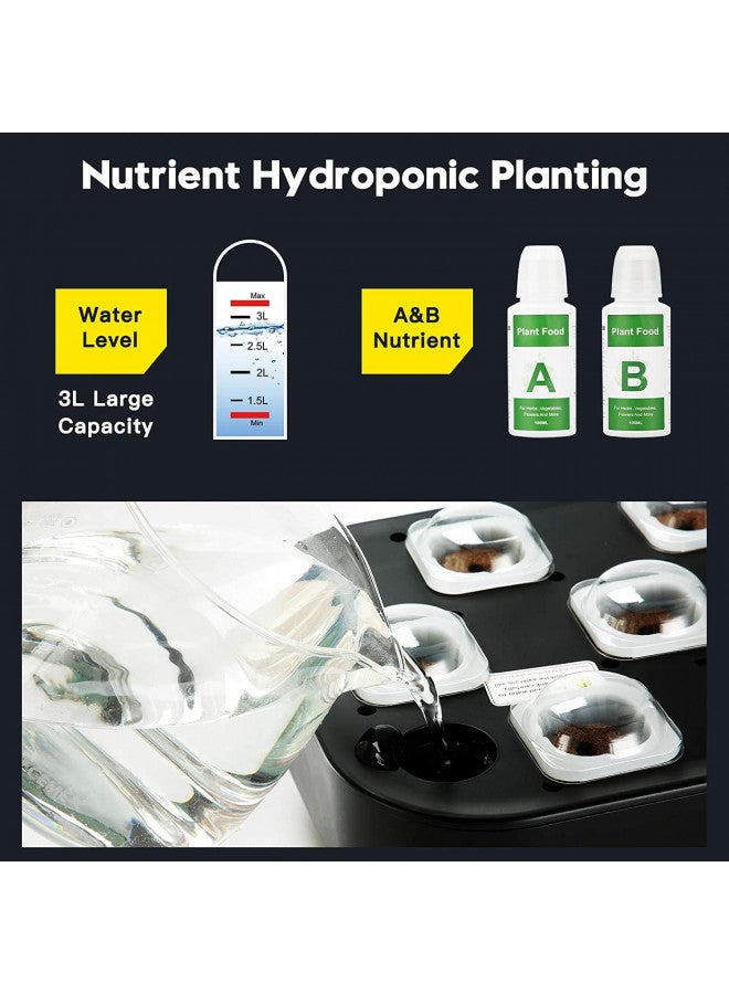 RDGDFONG ملحقات نظام الزراعة المائية، غذاء نباتي A+B مناسب لمعظم أنظمة الزراعة المائية، مجموعة غذاء نباتي لبذور الزراعة المائية لزراعة الخضروات والفواكه والزهور والأعشاب - Image 3