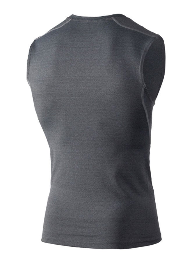 NIBEMINENT 3-Piece Compression Base Layer Sleeveless Workout T-Shirt Set L  - Image 2