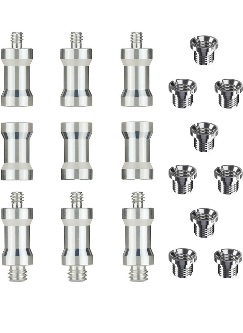 Generic - 1/4 to 3/8 Tripod Screw Adapter - Standard Tripod Mount Reducer Nut for Camera Tripods, Threaded Camera Screw for Enhanced Compatibility and Stability. - Image 1