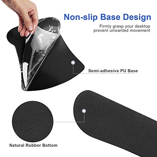 iVeze Mouse Pad with Wrist Support and Keyboard Wrist Rest Pad Set,Ergonomic Mouse Pads for Computers Laptop,Non-Slip Comfortable Mousepad w/Raised Memory Foam for Easy Typing & Pain Relief (Lion) - Image 5