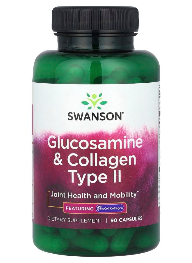 SWANSON Glucosamine & Collagen Type II 90 Capsules