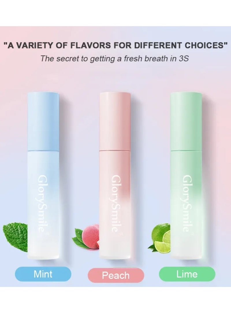 Muti Effect Fresh Oral Spray Oral Breath Spray Fresh Mouth Spray Bad Breath Freshener Spray Oral Odor Halitosis Spray Remove Bad Breath Mouthwash Lime 17ml