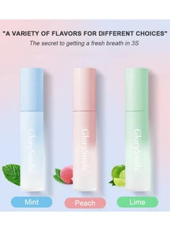 GlorySmile Muti Effect Fresh Oral Spray Oral Breath Spray Fresh Mouth Spray Bad Breath Freshener Spray Oral Odor Halitosis Spray Remove Bad Breath Mouthwash Lime 17ml  - Image 4
