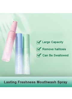 GlorySmile Muti Effect Fresh Oral Spray Oral Breath Spray Fresh Mouth Spray Bad Breath Freshener Spray Oral Odor Halitosis Spray Remove Bad Breath Mouthwash Lime 17ml  - Image 2