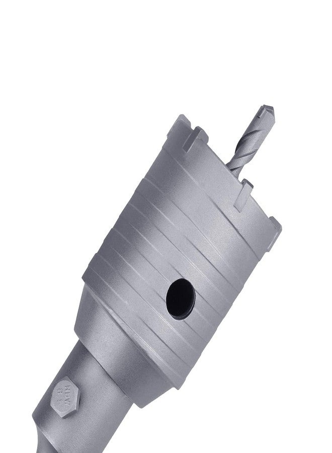 UpToDateTools 45mm / 1-3/4 inch Concrete Hole Saw with 110mm SDS Plus Shank Connecting Rod,Tungsten Carbide Teeth Cement Hole Saw for Cement Brick Concrete Stone Wall - Image 5