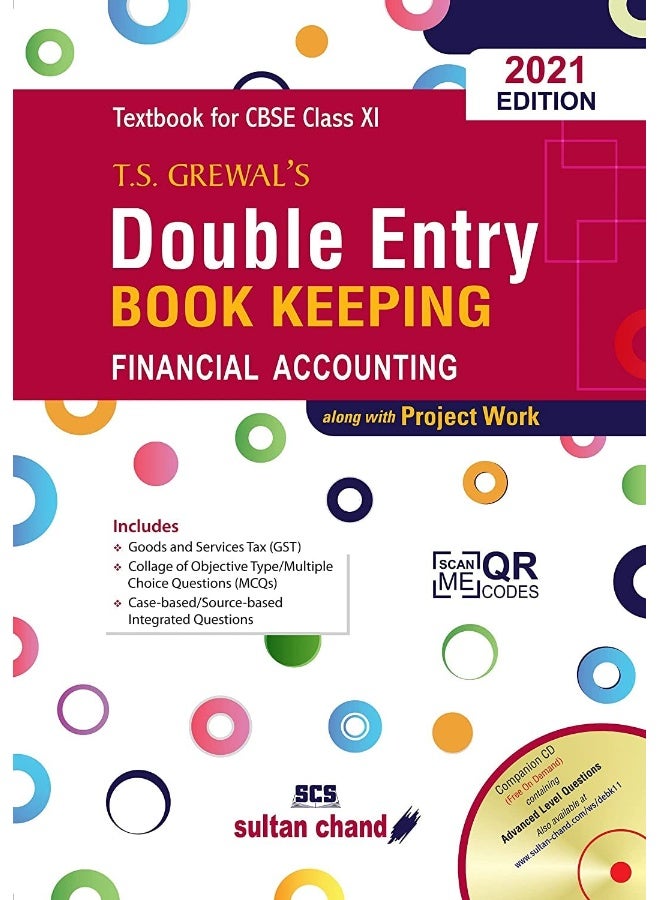 T.S. Grewal's Double Entry Book Keeping : Financial Accounting Textbook for CBSE Class 11 (Examination 2021-22)  - Image 1