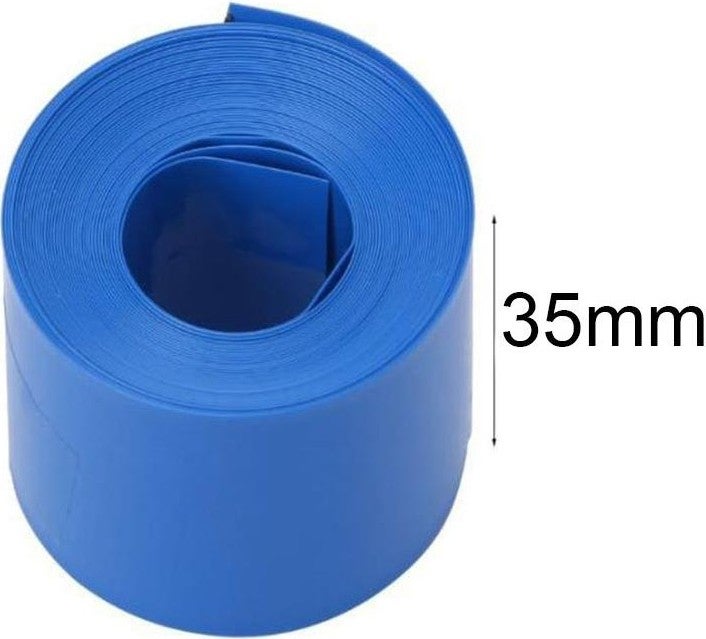Hobi Mekatronik Hobby Mechatronics 35X0.10 18650 Battery PVC Shrink Coating TUBE (50CM)  - Image 1