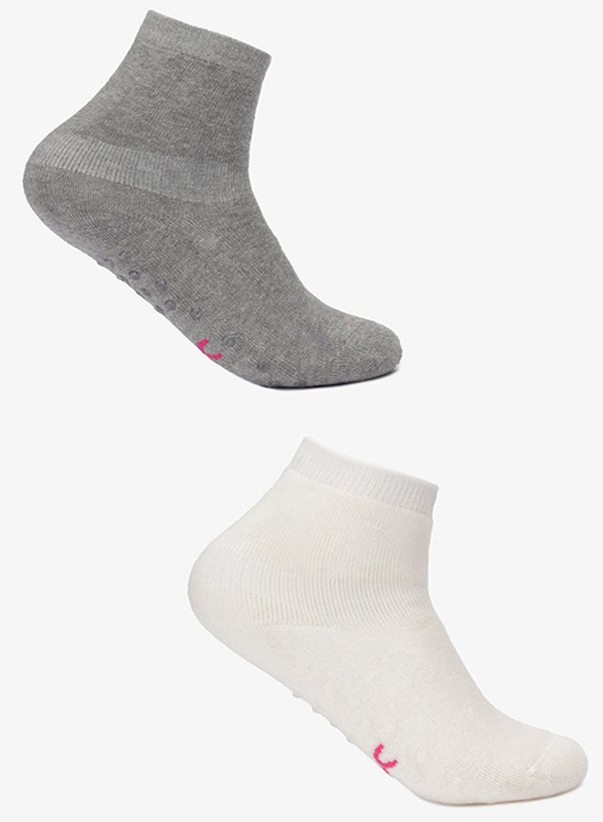 Carina Girly Grip Ankle Socks - 2 Pairs - Image 1
