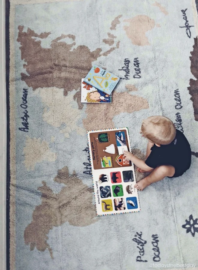 Lorena Canals Washable Rug Vintage Map