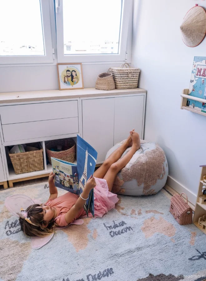 Lorena Canals Washable Rug Vintage Map