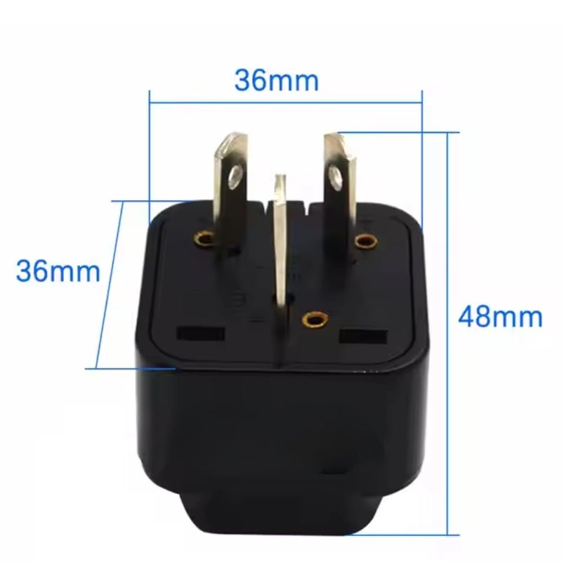 Gadget Wagon 10 amps Australia India 3 pin Converter Plug Pack of 3 Units - Image 4