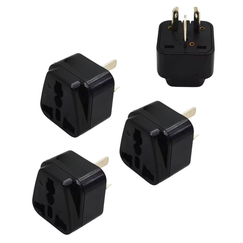 Gadget Wagon 10 amps Australia India 3 pin Converter Plug Pack of 3 Units - Image 1
