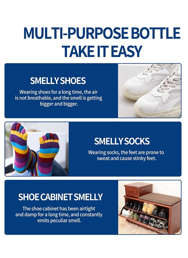 SOUTH MOON Shoe and Sock Antibacterial Spray - Shoe Odor Eliminator Deodorizer Spray and Removes Bad Smells of Boots Heels Tennis Shoe Cleats Sneakers Ballet Shoe Sports Shoes 60ml  - Image 5