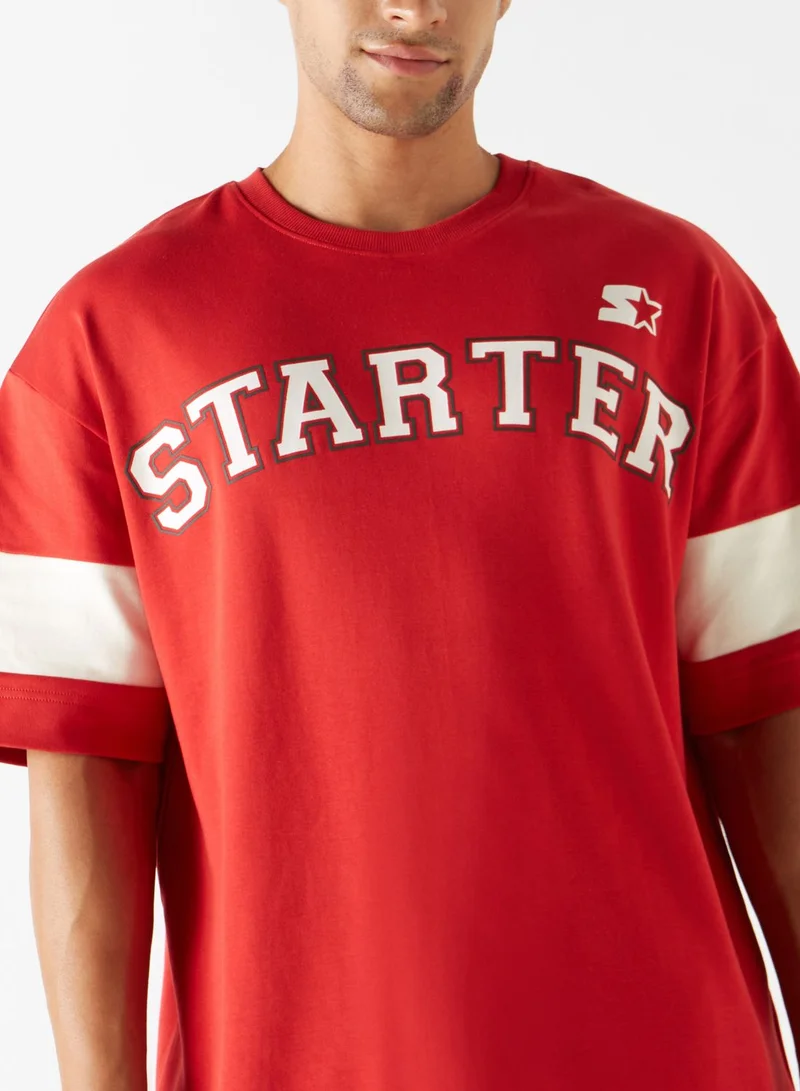 STARTER Logo Crew Neck T-Shirt