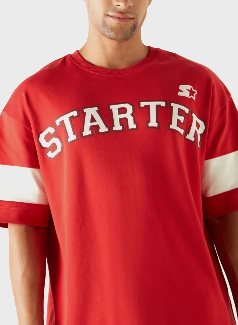STARTER Logo Crew Neck T-Shirt